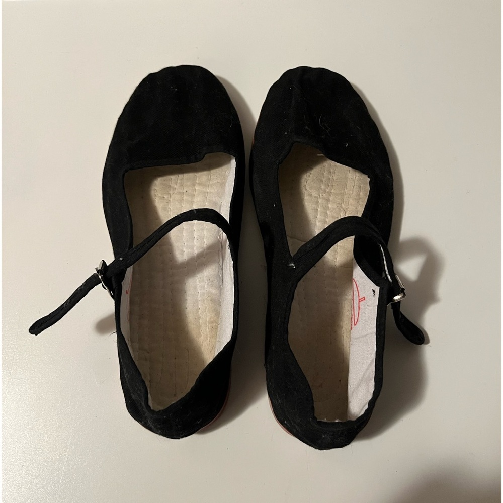 Black Canvas Maryjanes